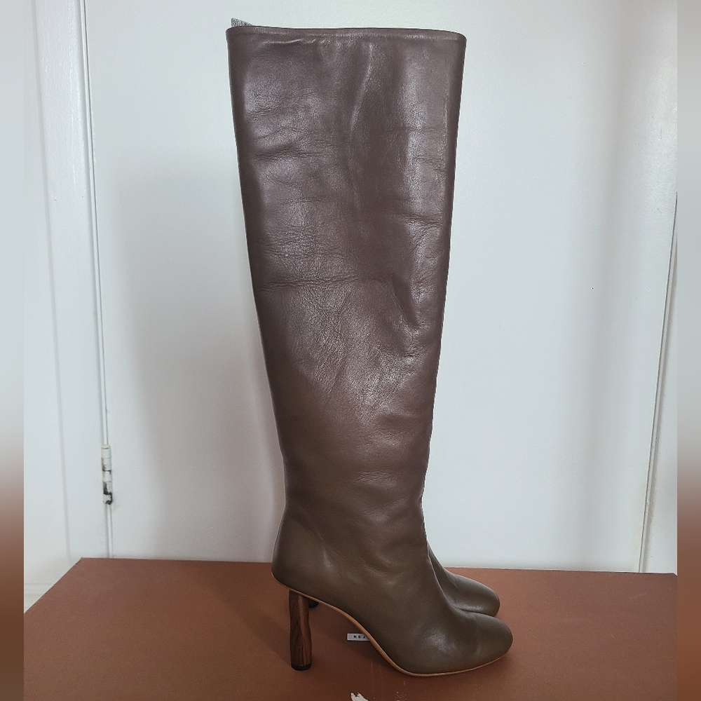 Rejina Pyo - Elegant Brown Leather Knee-High Boots